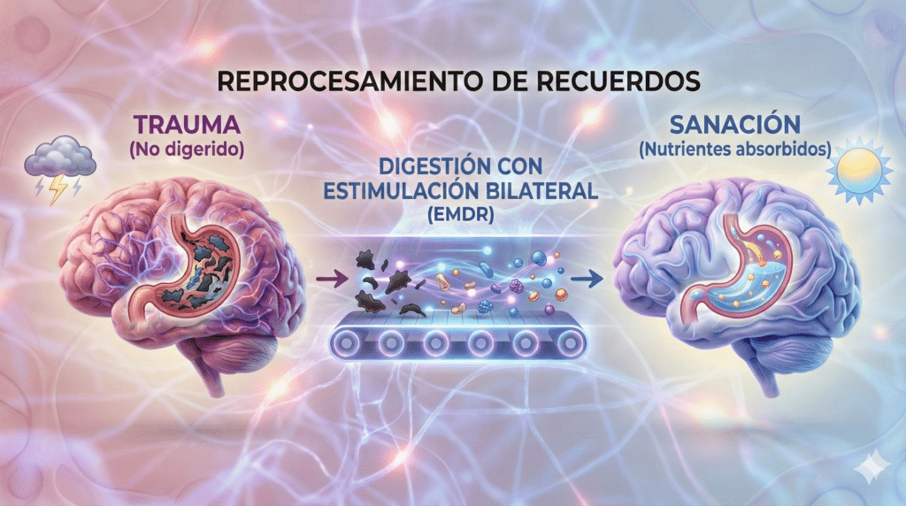 Metáfora de la digestión EMDR